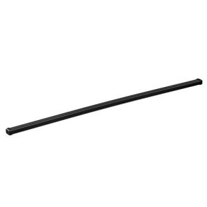 Image de Thule 712300 -712300-SquareBar, Barres de Toit carrées Traditionnelles en Acier avec revêtement polymère Noir (Paire), 1270 mm, Set de 2