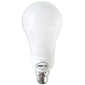 Image de Vision-El Vision EL Ampoule electrique fluocompact B22 9w poire economie d'energie