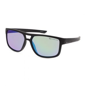 Demetz Lunettes club noir mat violet miroir vert