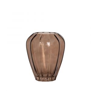 Vase en verre marron - 22x22x29 cm
