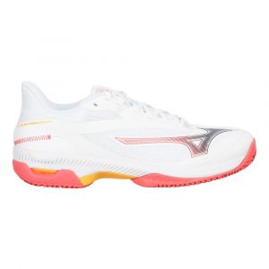 Mizuno Chaussures de pádel wave exceed court cc femme blanc/bleu/