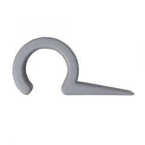 Image de Cale porte amovible REI escargot plastique anthracite 44 x 24 x 90 mm