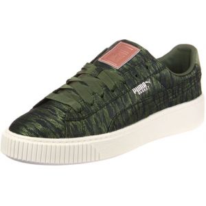 Image de Puma Basket Platform VR, Sneakers Basses Femme, Vert (Olive Night-Olive Night), 39 EU