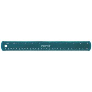 Image de Fiskars Règle Enfants - Bleu pailleté 30 cm