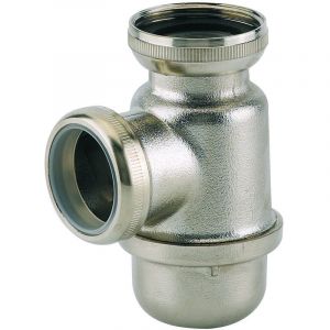 Noyon & Thiebault Siphon de lavabo laiton chromé Ø32 33x42