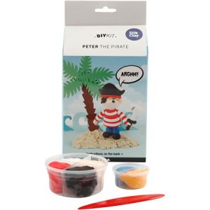 Creotime Kit Modelage Foam Clay - Pirate - 6 couleurs