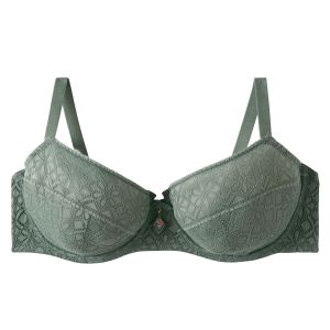 Soutien-gorge à armatures grand maintien kaki Absinthe vert