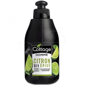 Cottage Citron épicé 3en1 - Gel douche homme