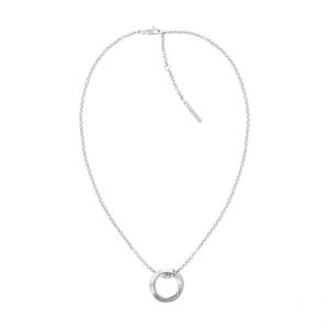 Collier Femme Calvin Klein Twisted Ring - 35000306 Acier Argent