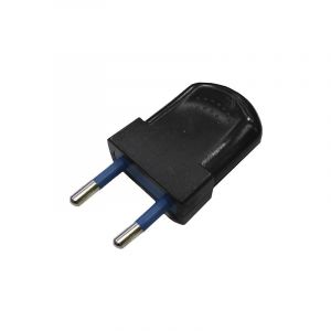 EDP 40100 Fiche européenne bipolaire 10 A Noir 4 mm