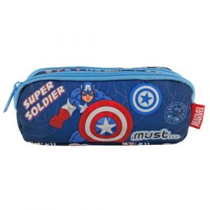Diakakis Trousse - AVENGERS - Captain America - 21 CM - Zippée - Mixte
