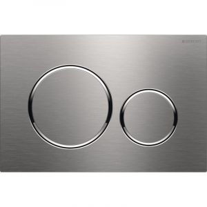 Geberit Sigma20 - Plaque de d&eacute;clenchement Sigma20, inox 115.882.SN.1