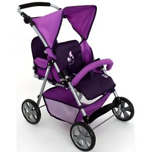 Bayer POUSSETTE JUMEAUX TANDEM POUPEES CHIC 2...