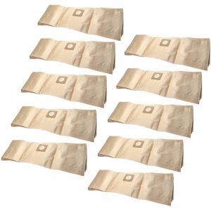 Vhbw 50x Sacs remplacement pour Bosch 2609256F33 pour aspirateur - papier, 85,4cm x 27cm, couleur sable