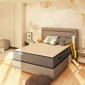Matelas à Ressorts Ensachés et Mousse a Memoire de Forme hauteur 25 Cm Luxury 80x190 cm - Baldiflex