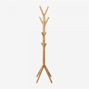 Image de Porte-manteau sur Pied en Bambou Gaizka SKLUM Bambou 177 cm