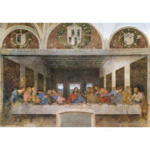Clementoni Puzzle Compact 1000 pièces : De Vinci - La Cène