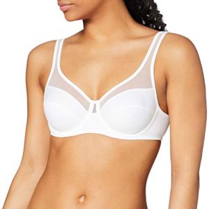 DIM Generous Classique avec Armatures Soutien-Gorge de Tous les Jours Femme, Blanc, FR: 90B (Taille Fabricant: 75B)