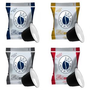 Caffè Borbone Mélange Noir - 50 Capsules - Compatibles avec les machines à café Lavazza* Espresso Point*
