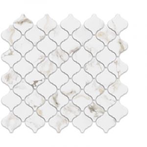 Mosaïque Céramique Arabesque En Marbre Doré