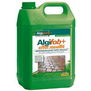 Algimouss Algifob + - Imperméabilisant dallage et sol extérieur effet mouillé bidon de 5 litres