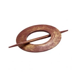 Embrasse grand modèle ovale en bois