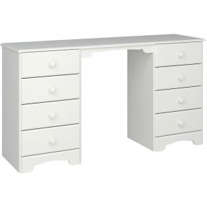 Ebuy24 - Nilon console incl. tabouret 8 tiroirs blanc.