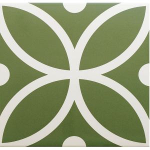 RIVOLI - MONACO VERDE - Carrelage 20x20 cm aspect carreaux de ciment 30711