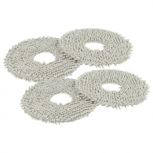 Vhbw 4x compatible avec Dreame L20 Ultra aspirateur robot - Lingettes tampon - 4x housse de nettoyage