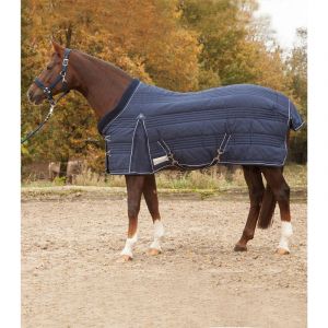 Image de Waldhausen Couverture écurie cheval 300 g Comfort line TAILLE . - Marine, TAILLE V - 135 cm