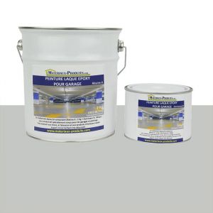 Matpro Peinture Laque Epoxy pour Garage - 1 Kg Gris clair