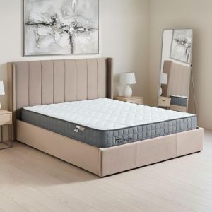 Pack Lit-coffre Magorial Matelas Bedream Velours Taupe