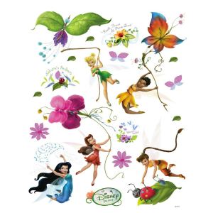 Image de Stickers géant Fée La Clairière d'été en fleur Disney fairies