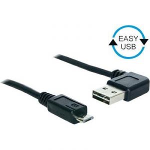 Delock 83385 - C&acirc;ble USB 2.0 A m&acirc;le vers micro B m&acirc;le 5 m