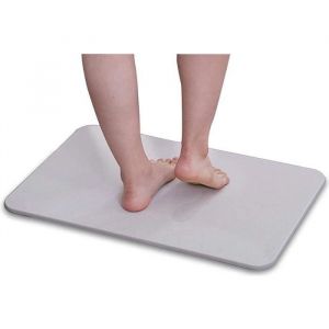 Tapis de Bain Diatomite Antid&eacute;rapant S&eacute;chage Rapide et Ultra Absorbant Id&eacute;al Salle de bain