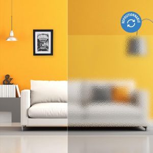 Film électrostatique dépoli effet verre cathédrale