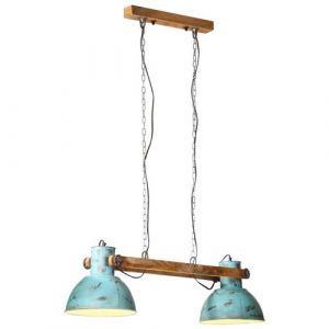 VidaXL Lampe suspendue 25 W bleu d&eacute;lav&eacute; 85x28x109 cm E27, lampe, lumi&egrave;re de chambre &agrave; coucher, luminaire suspendu, plafonnier, lumi&egrave;re de salon
