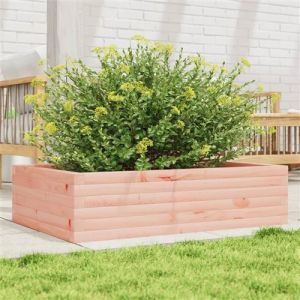 VidaXL Jardinière 90x60x23 cm bois massif de douglas, jardinière d'extérieur, bac à fleurs, boîte à plantes, jardinière de terrasse