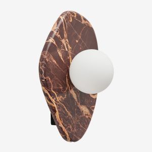 Applique Murale En Marbre Avec Boule En Cristal Conklin