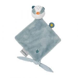 Nattou Comforter Doudou Badger Felix, 30 cm, Dusty Blue
