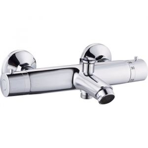Rousseau Robinet mitigeur thermostatique baignoire et douche Thessa