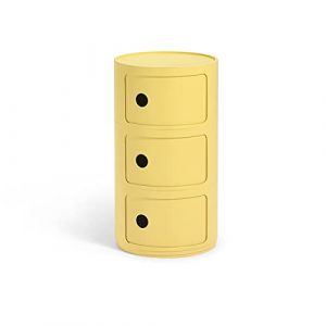 Kartell Componibili Bio, Meuble Conteneur 3 éléments, Jaune
