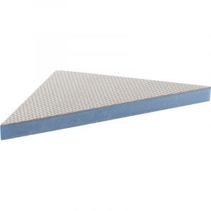 Etagère d'angle à carreler 24 x 24 cm x 2,5 cm d'épaisseur (livré avec kit de fixation)