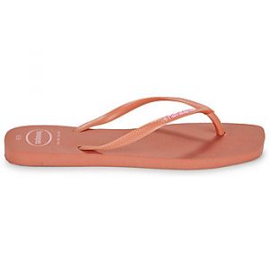 Havaianas Tongs SLIM SQUARE LOGO POP UP Rose - Taille 35 / 36,37 / 38,39 / 40,41 / 42