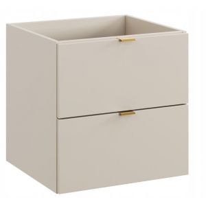 Meuble sous vasque suspendu DALIA cachemire 50 cm