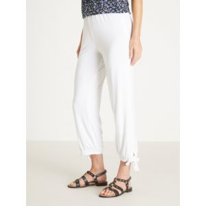 Daxon Pantalon by - Pantacourt esprit sarouel maille fluide