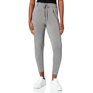 Only Pantalon De Couleur Pop Trash Life Easy L Medium Grey Melange
