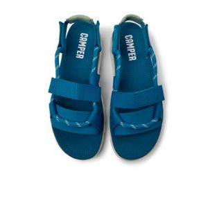 Camper Sandales cuir ORUGA Bleu - Couleur Bleu - Taille 36