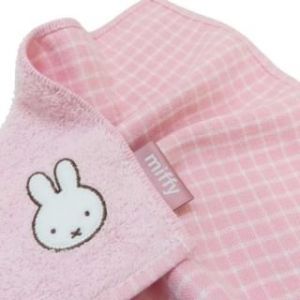 Miffy Hand Towel (25x25cm) (Check Series/Pink) One Size