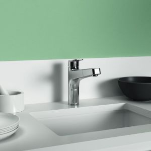 Ideal Standard CeraPlan Mitigeur de cuisine pivotant, avec douchette extractible, BD331AA,